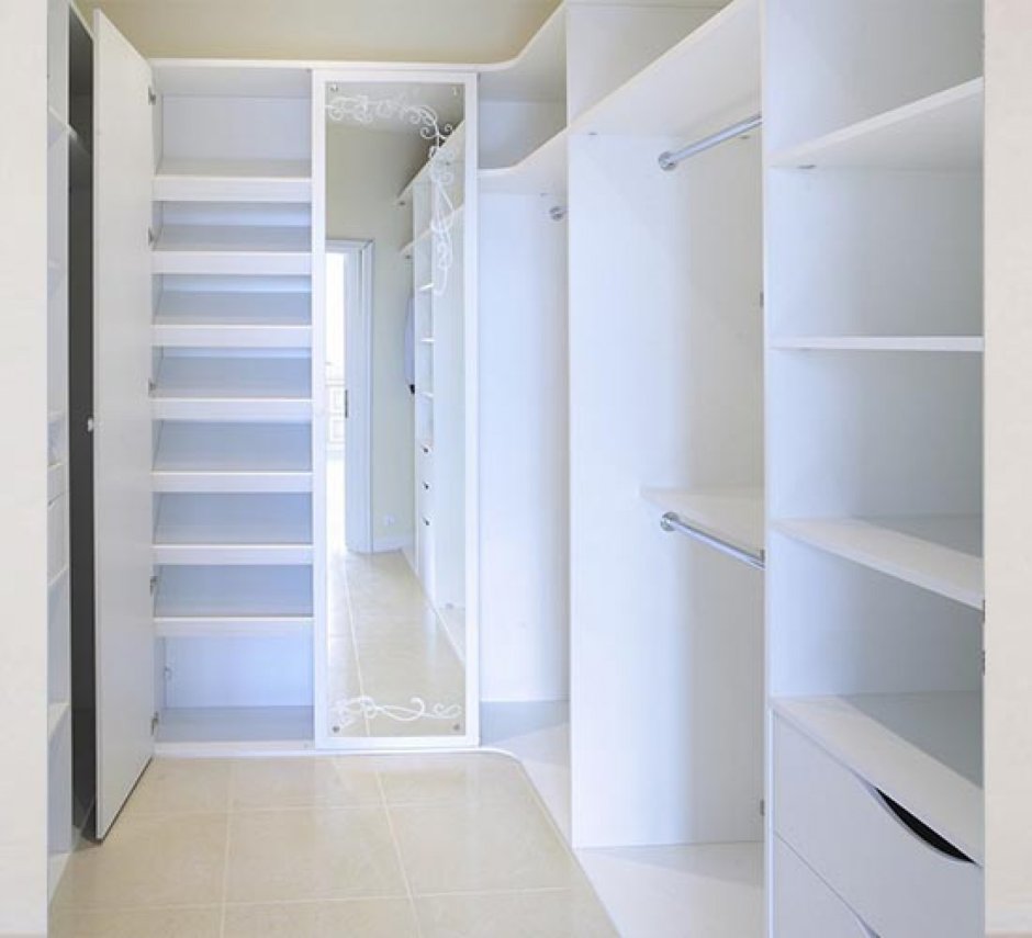 Встроенные гардеробные в прихожую