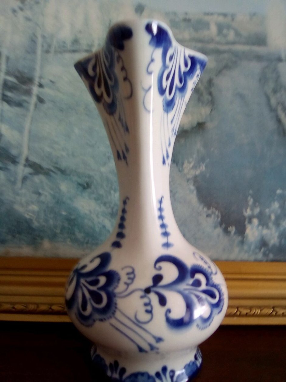 Велберис ваза Гжель "Людмила"