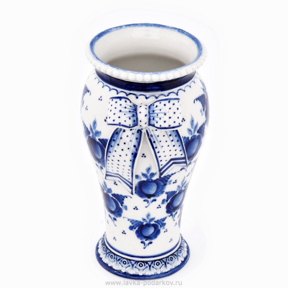 Винтажные вазы Гжель