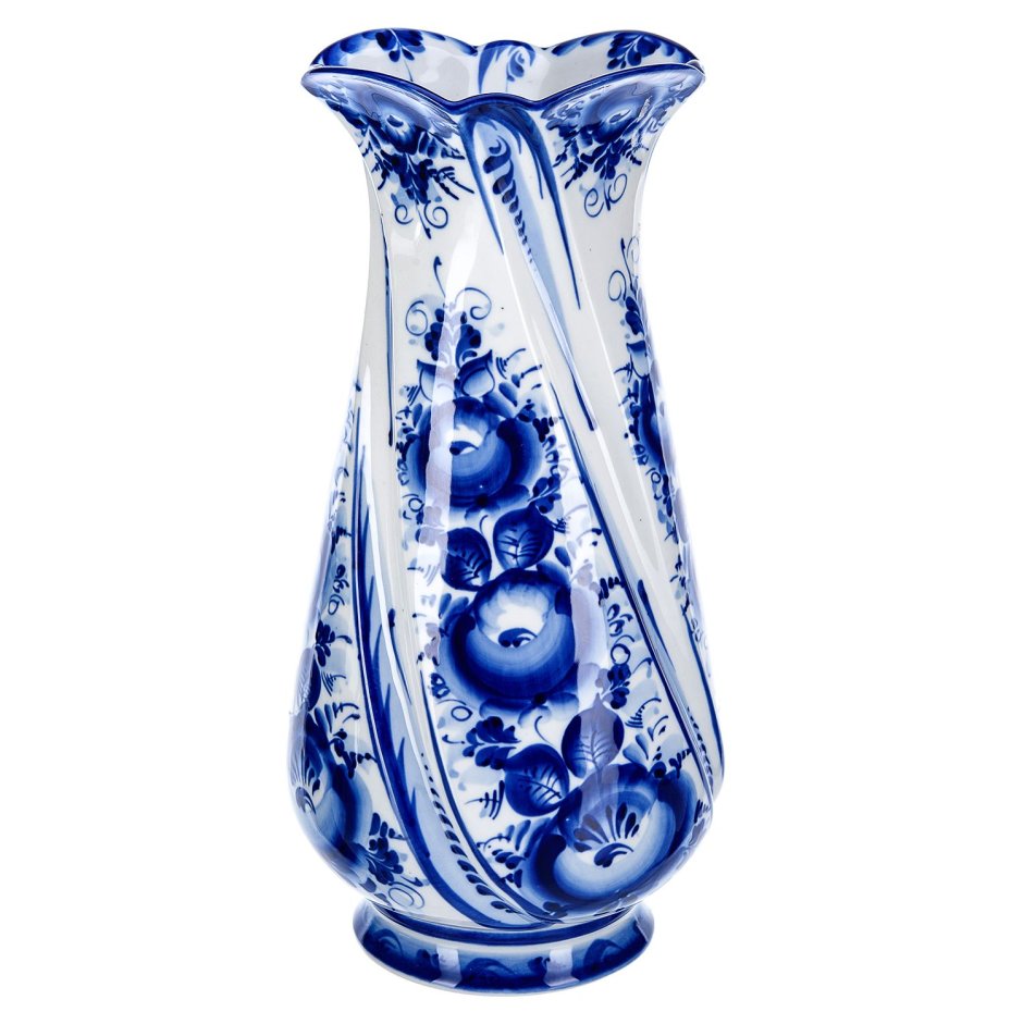 Вазы Расписанные гжелью