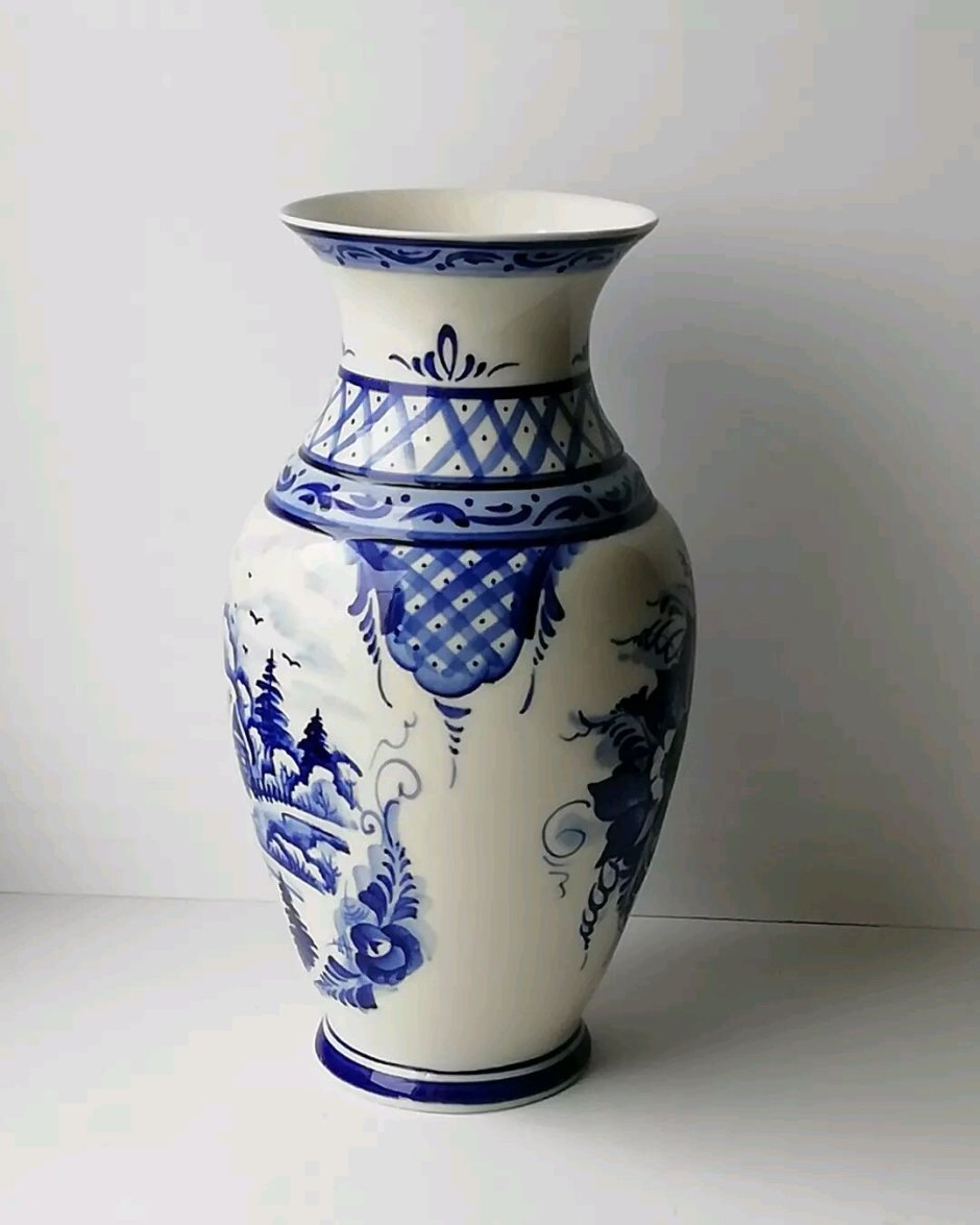 Покорская ваза Гжель