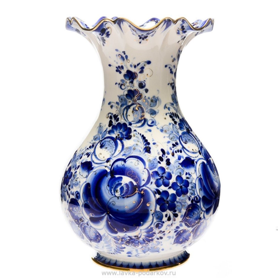 Ваза Гжель