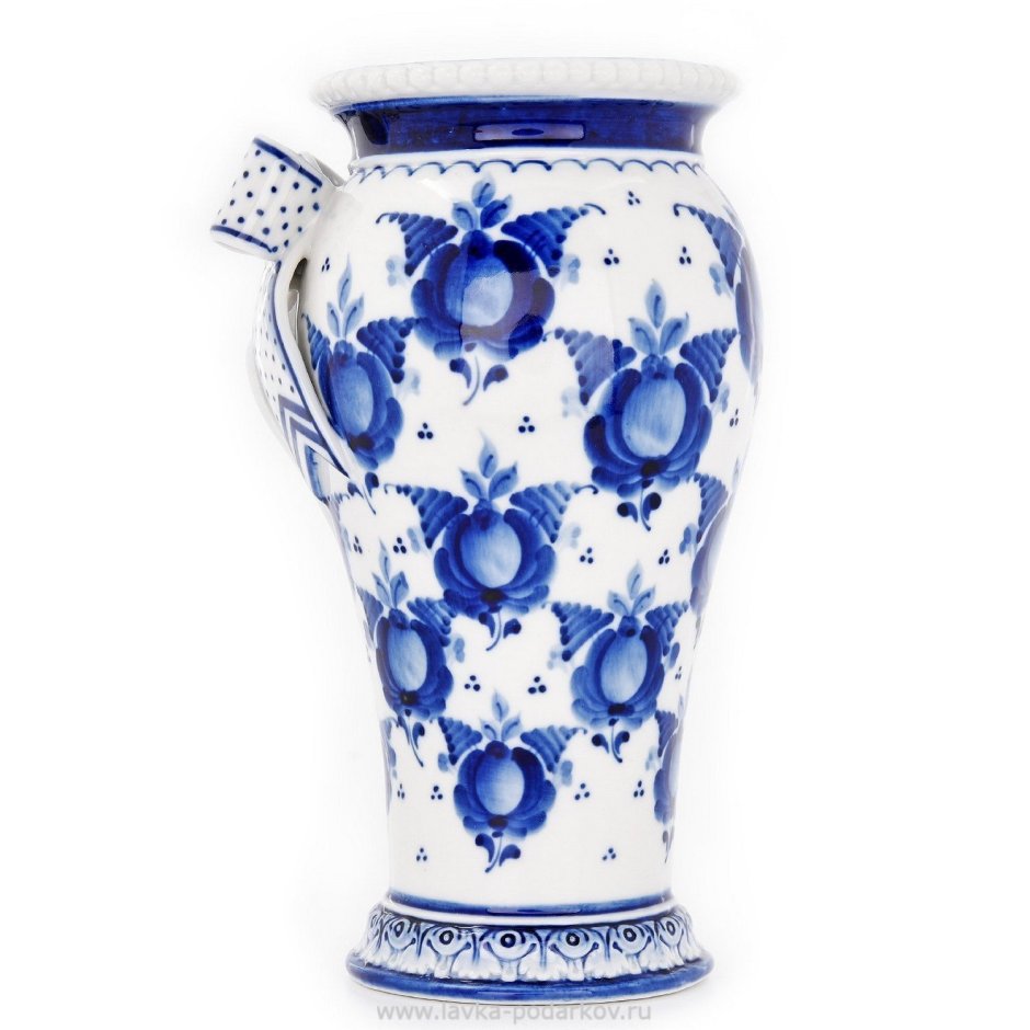 Ваза для цветов Гжель