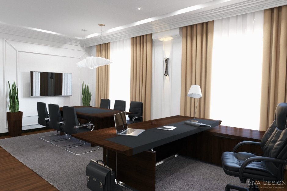 Дизайнерский кабинет руководителя