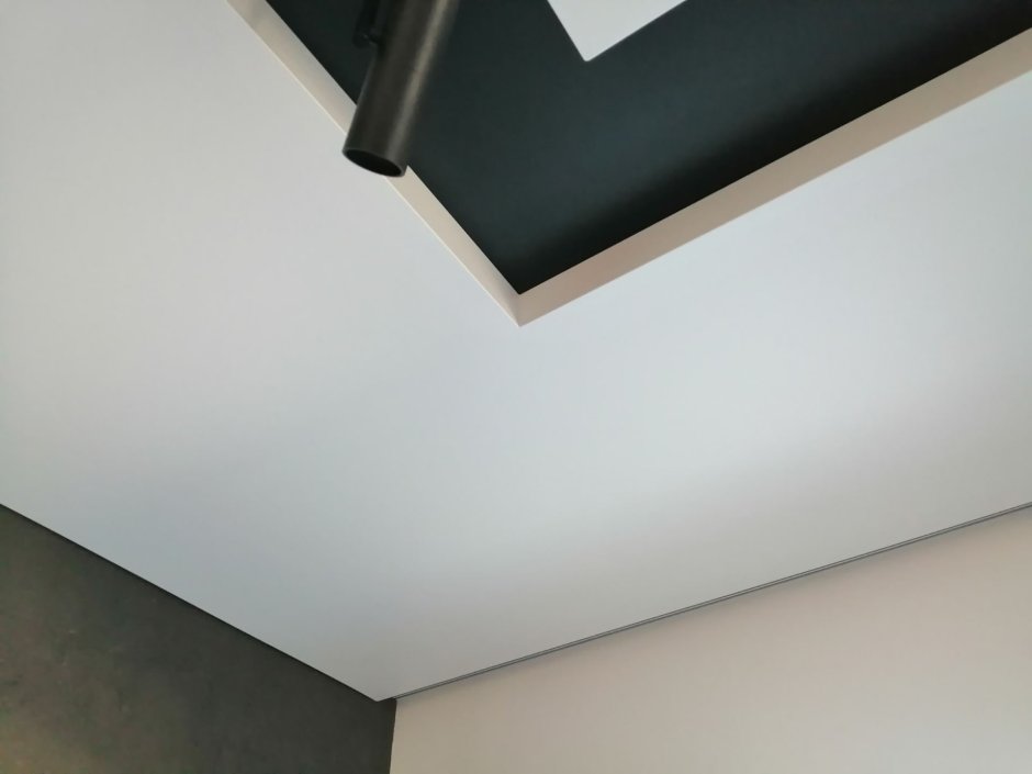 Теневой профиль для ГКЛ потолка с подсветкой