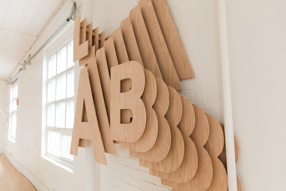 Креативные объемные буквы