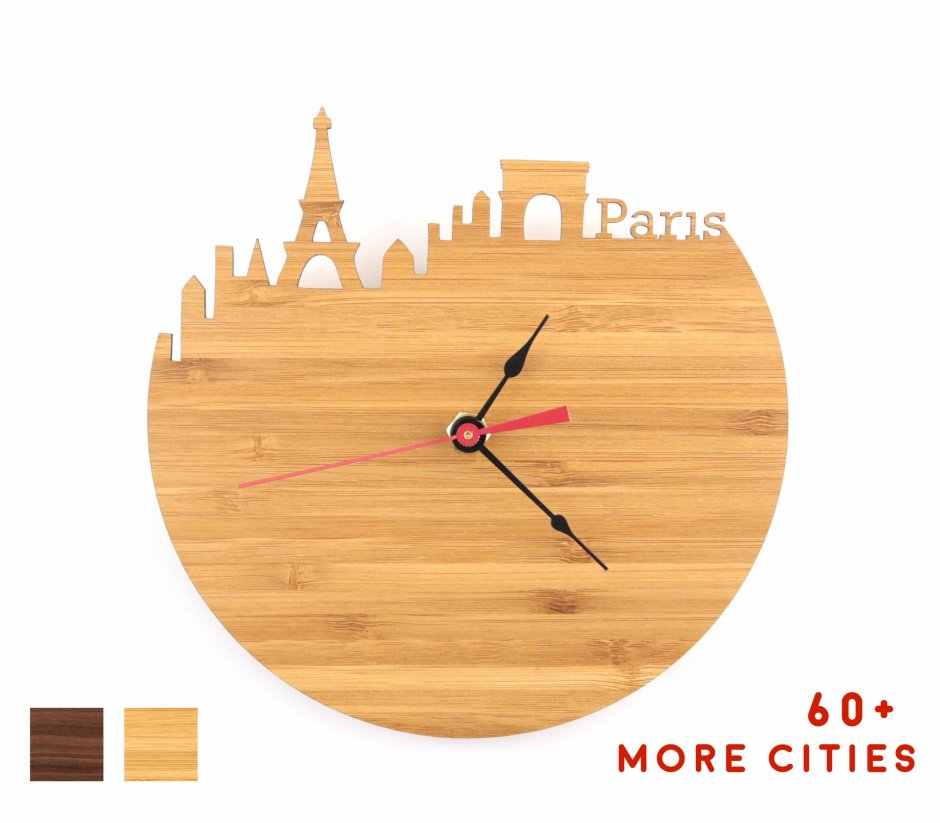 Часы из дерева