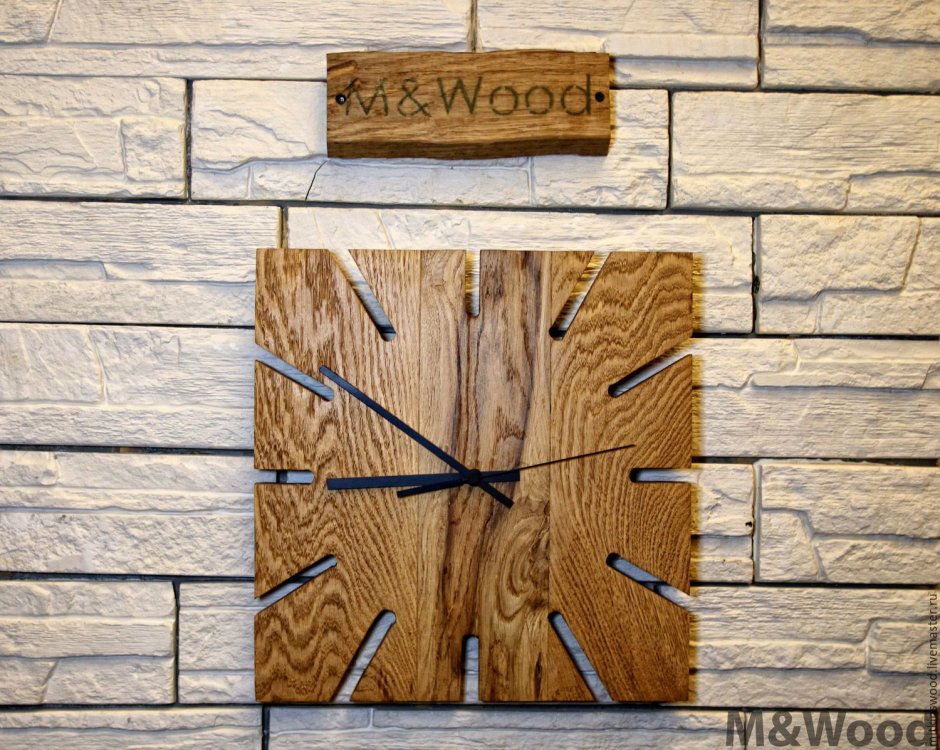 Часы из дерева