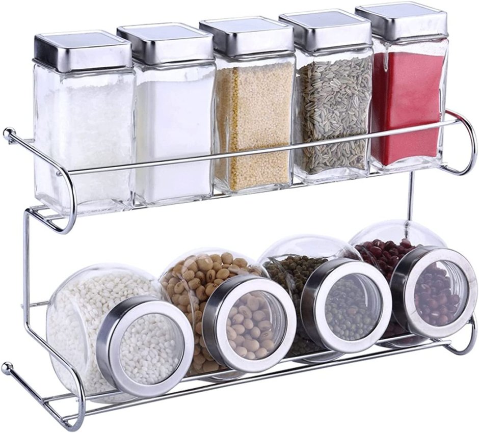 Навесная полка для специй vs Top Spice 358х84х456мм