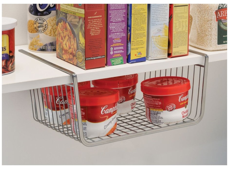 Корзина подвесная на полку кухонного шкафа