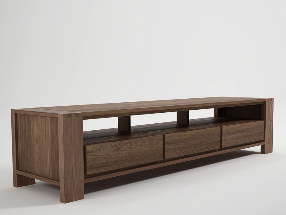 Тумбочка под телевизор из дерева