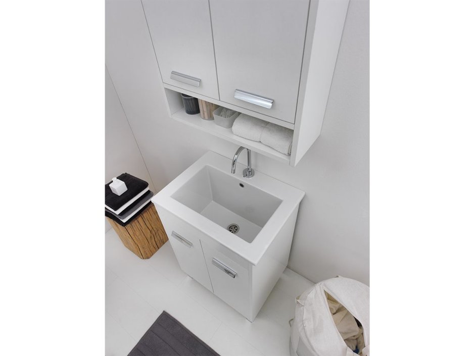 Тумба с раковиной для постирочной Calavene Twist