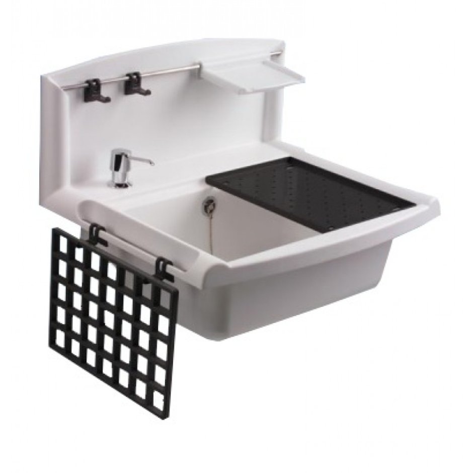 Узкая раковина для постирочной