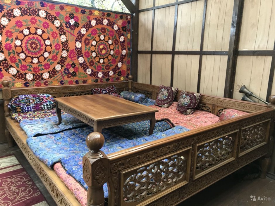 Айван в узбекском доме