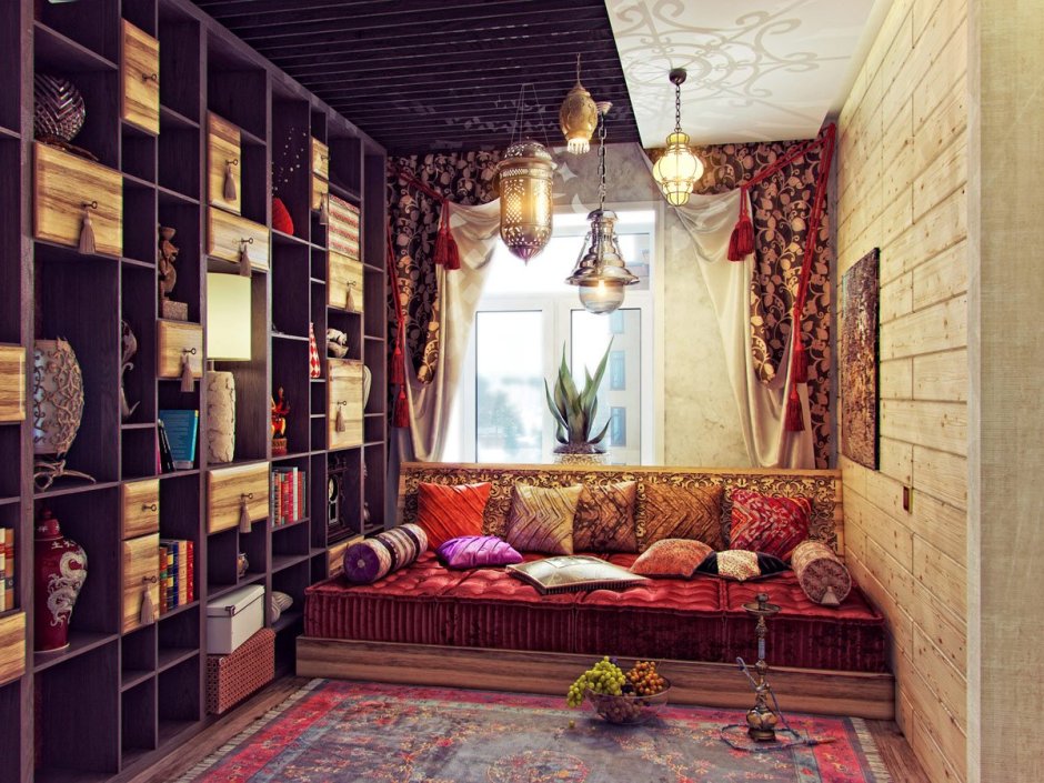 Топчан в Восточном стиле