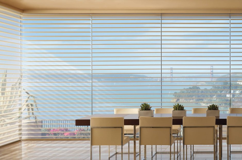 Алюминиевые жалюзи в интерьере