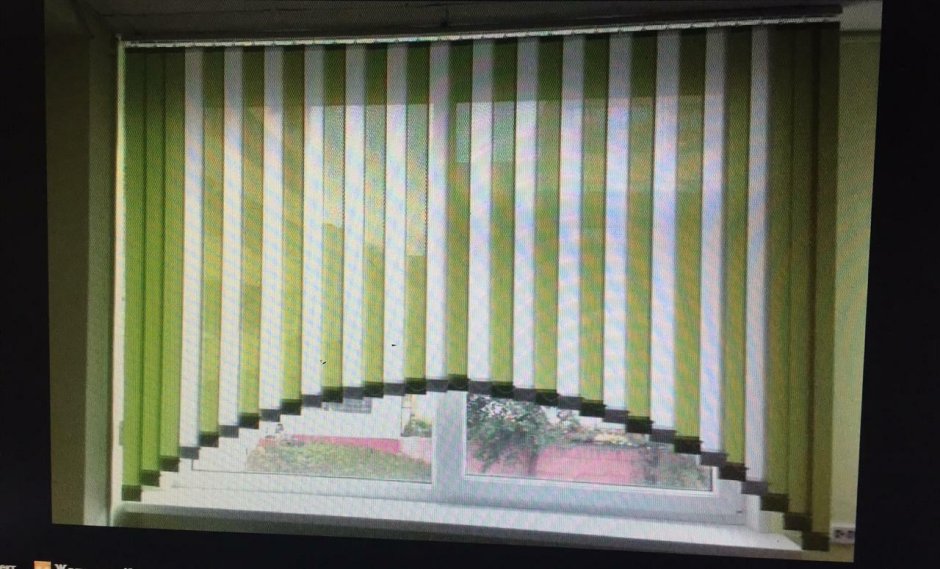 Декор горизонтальных жалюзи