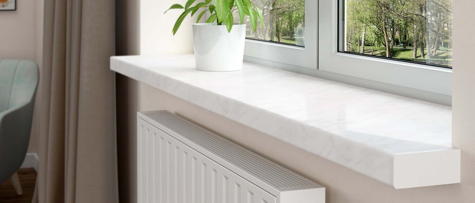 Откосы из акрилового камня