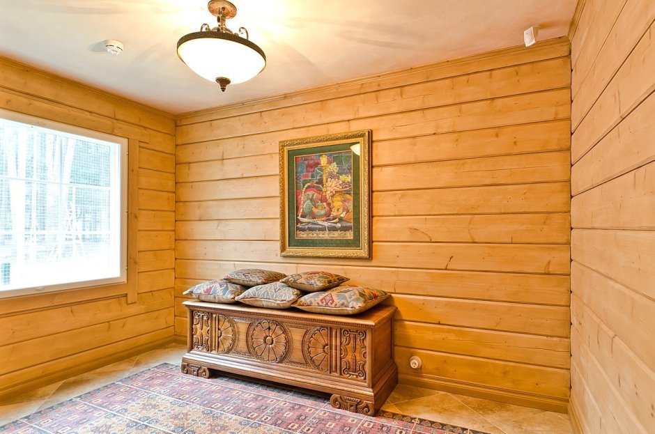 Tikkurila зеленый имитация бруса