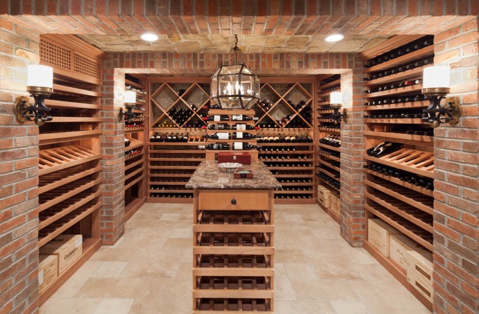 Винный погреб из кирпича