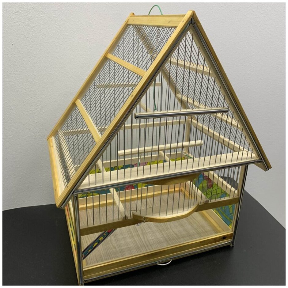 Деревянные клетки для птиц ручной работы