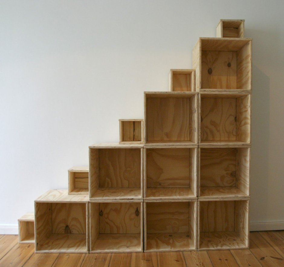 Шкаф лестница из фанеры