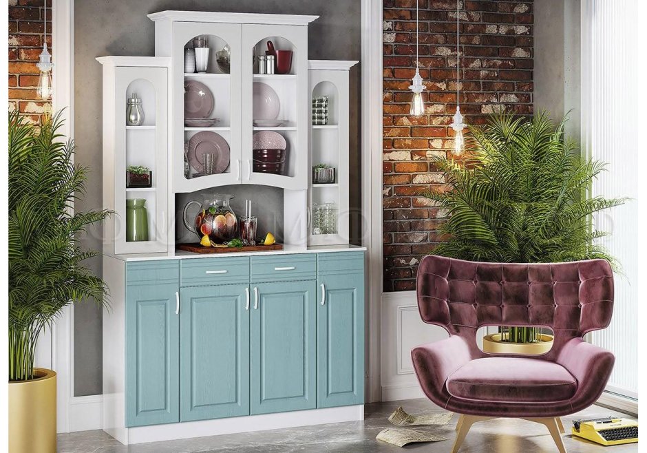 Сервант для посуды открытый