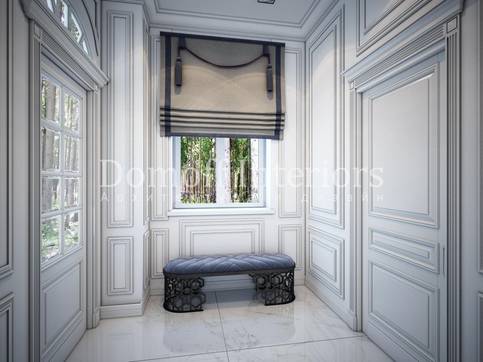 Римская штора в классическом стиле