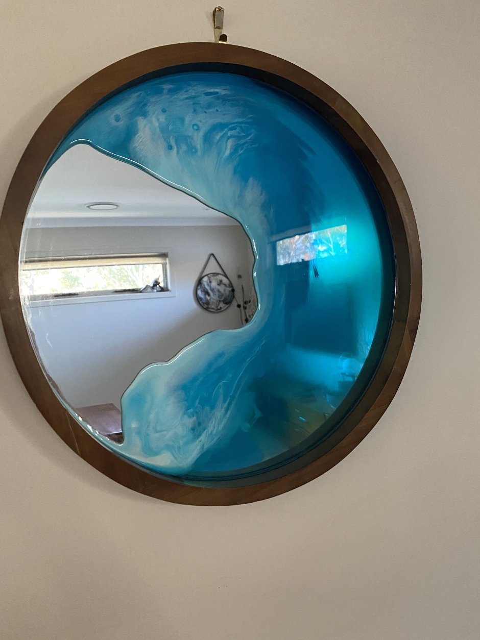 Жеода эпоксидной смолой