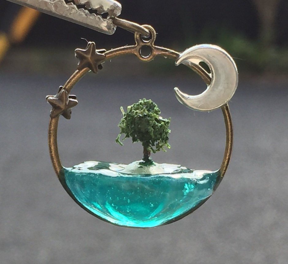 Картина срез камня эпоксидной смолой