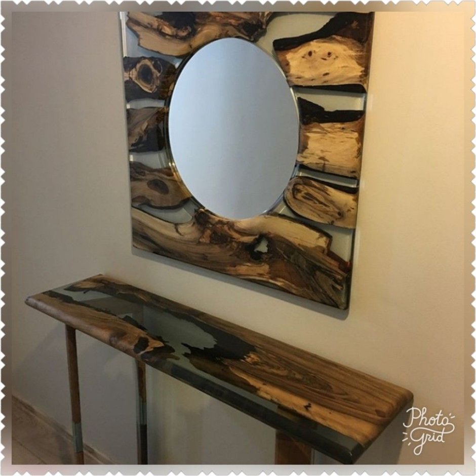 Зеркало из смолы эпоксидной