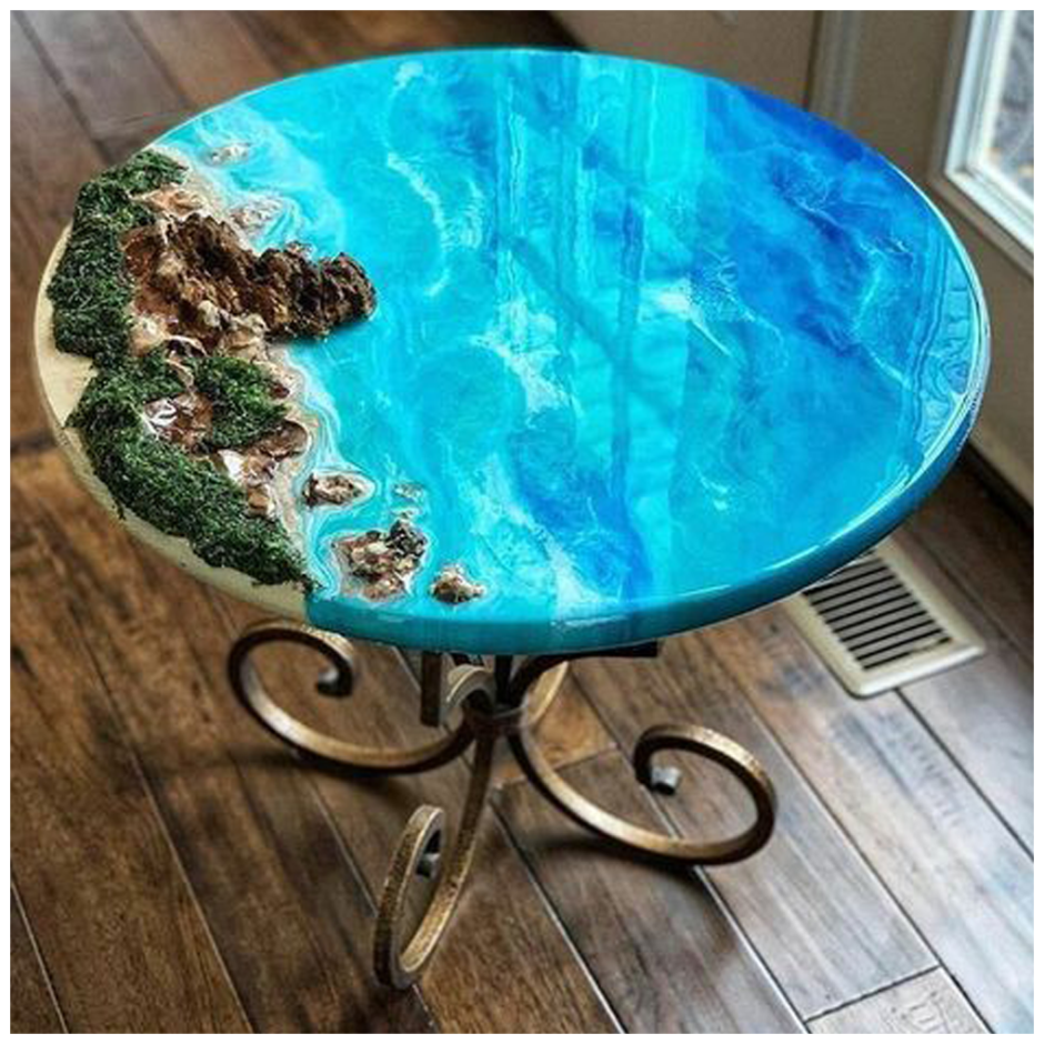 Зеркало из эпоксидной смолы