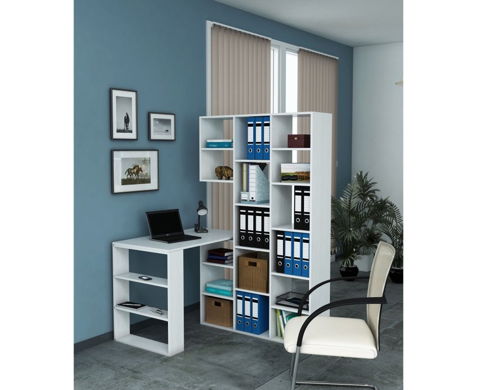 Стеллаж мастер Рикс-1 белый