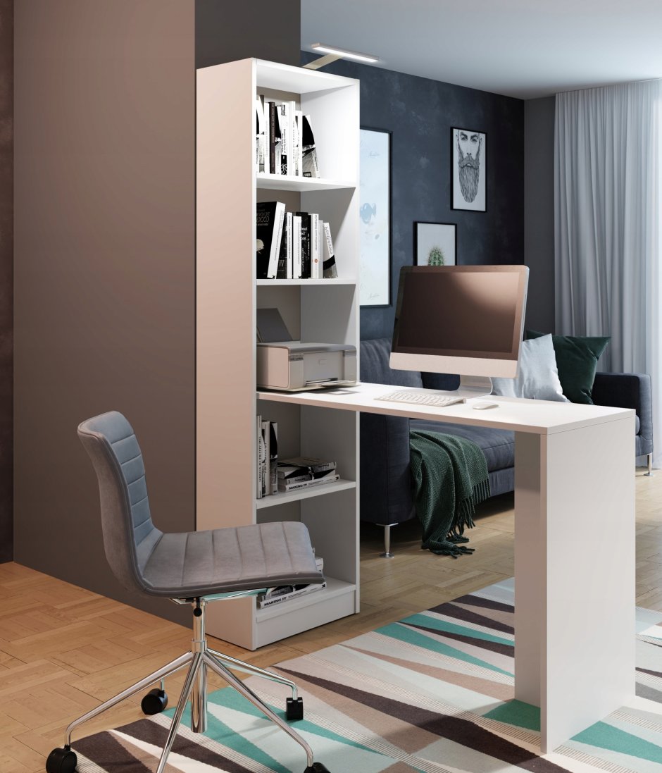 Письменный стол с полками