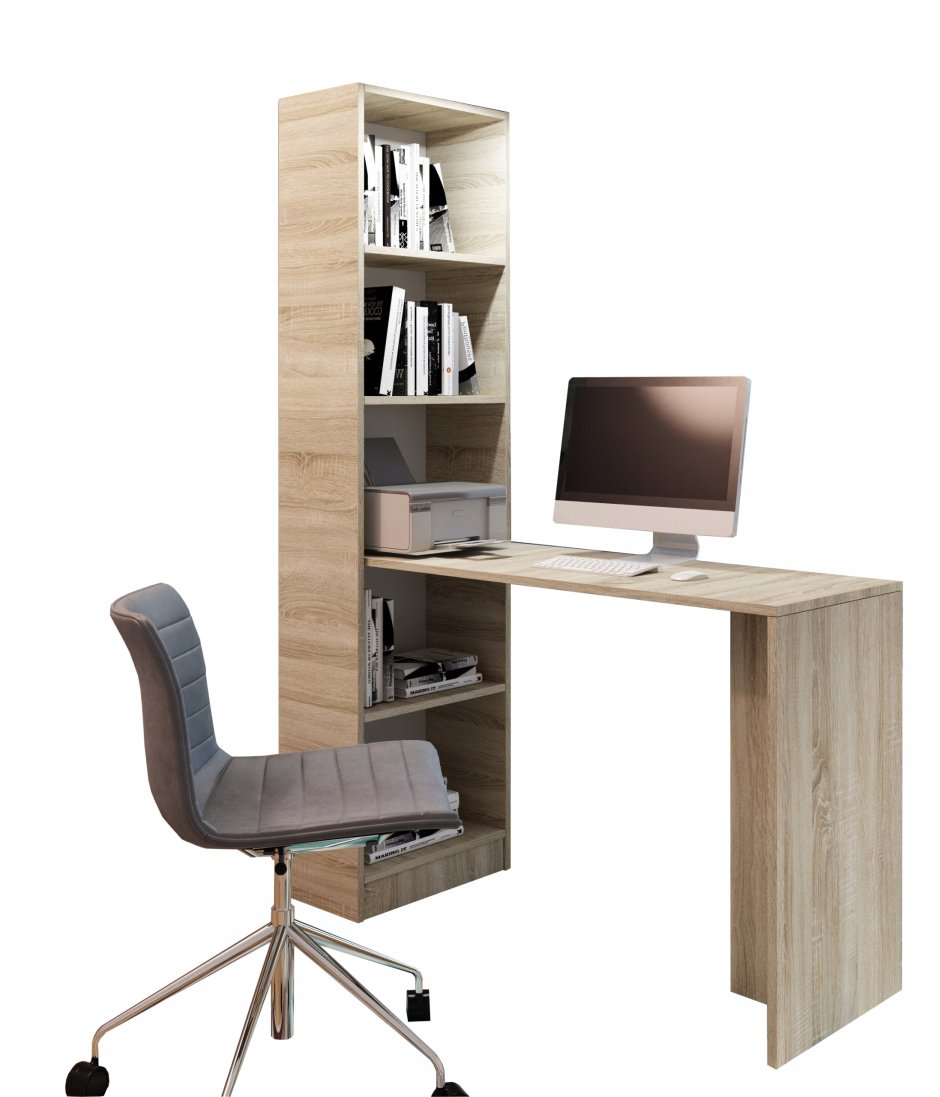 Стол компьютерный со стеллажом 10.04 Боровичи