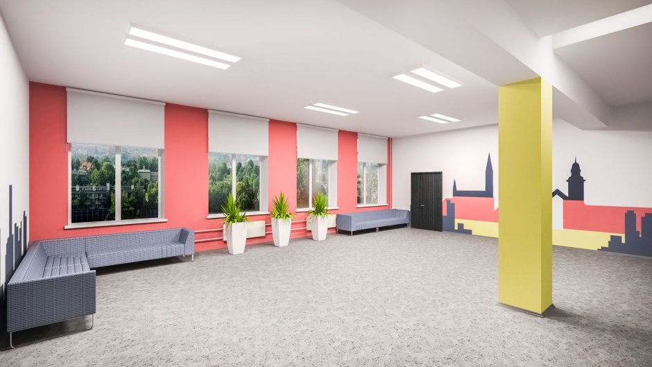 Современная школа интерьер