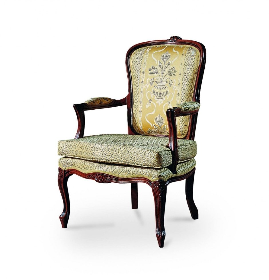 Кресло классика с высокой спинкой