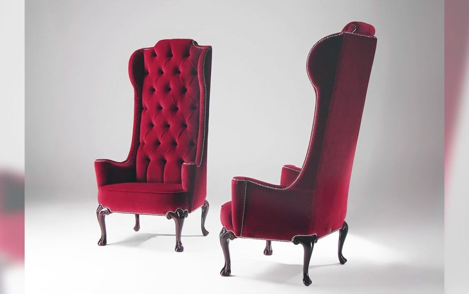 Кресло с высокой спинкой Mantellassi Eva