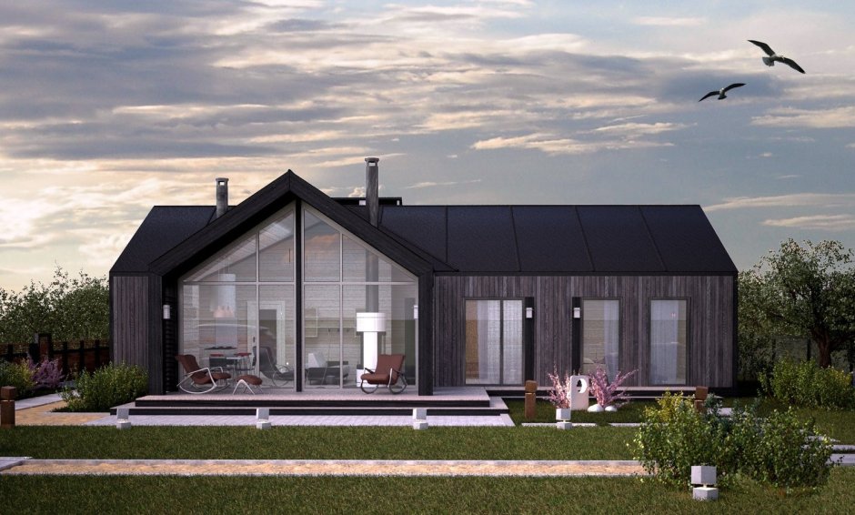 Барнхаус 100 м