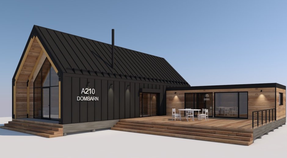 Современный каркасный дом