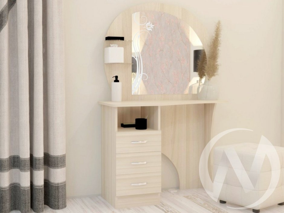 Стол макияжный с зеркалом Софи 100.1