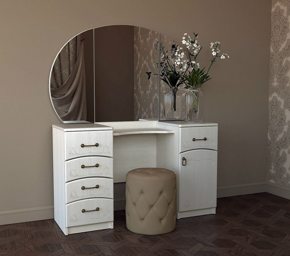 Комод косметический с зеркалом