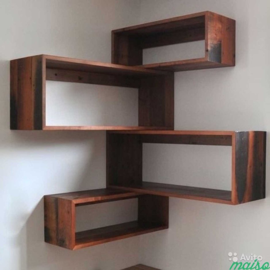 Угловая книжная полка