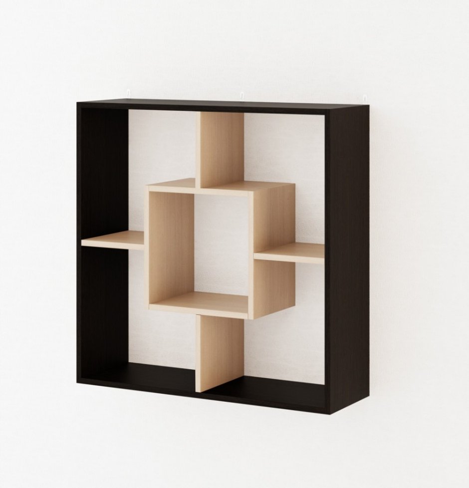 Полка книжная № 3 (венге-дуб)