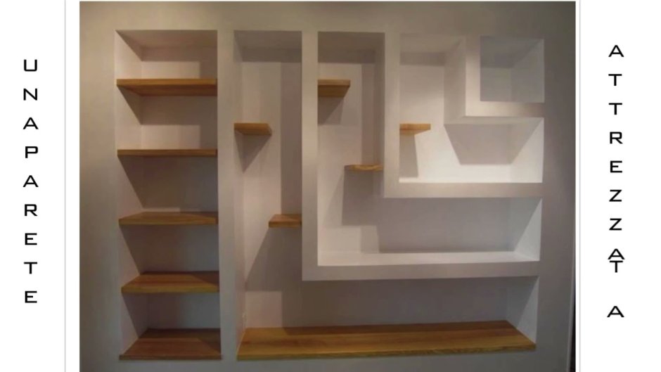 Угловые полки в нишу