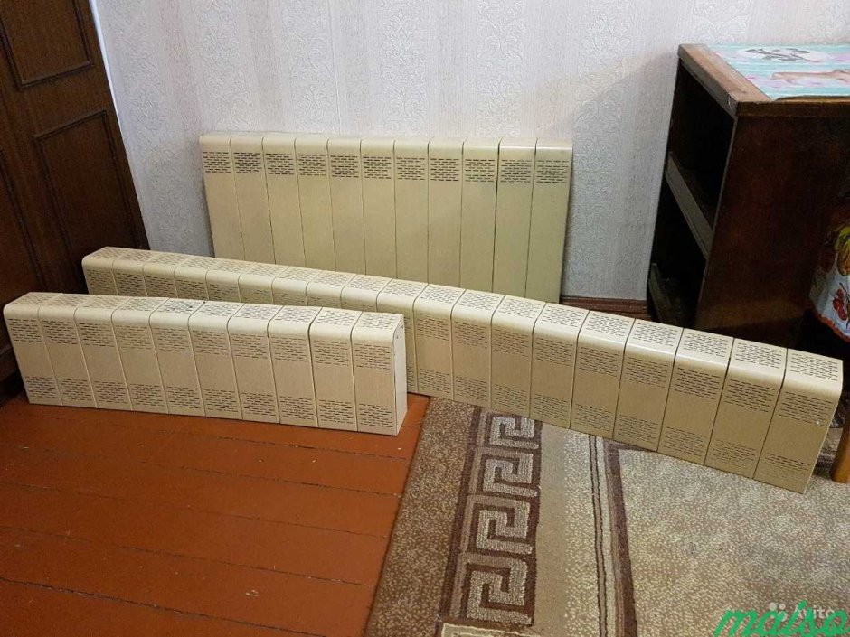 Экран на батарею отопления гармошка двухрядная 450мм