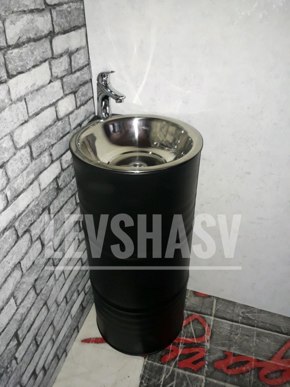 Бочка металлическая умывальник