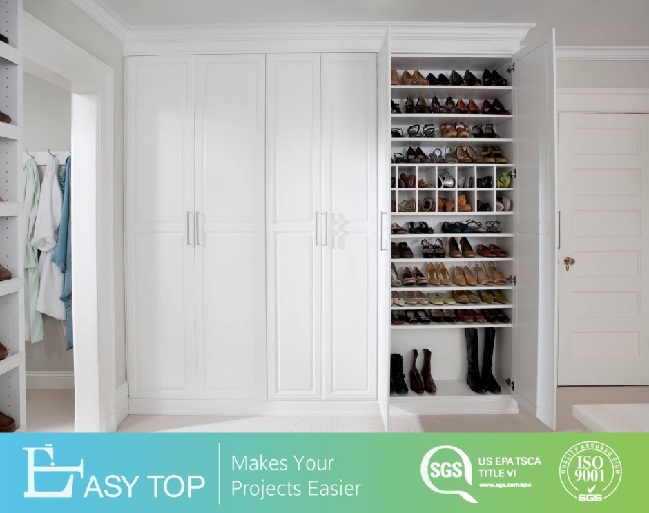 Ниша для обуви в шкафу