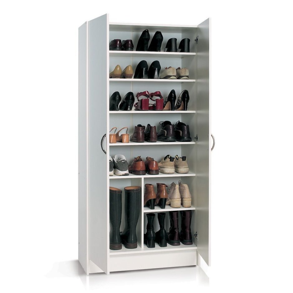 Открытый шкаф в прихожую