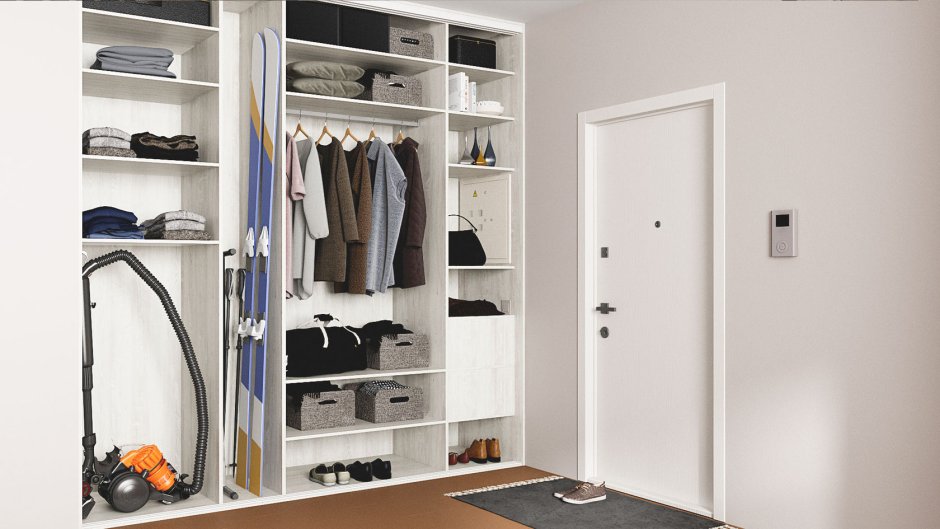 Наполнение шкафа-купе в прихожую